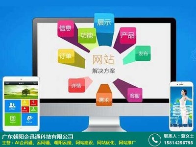 廣州專業網站建設服務商 朝陽企訊通網站設計服務